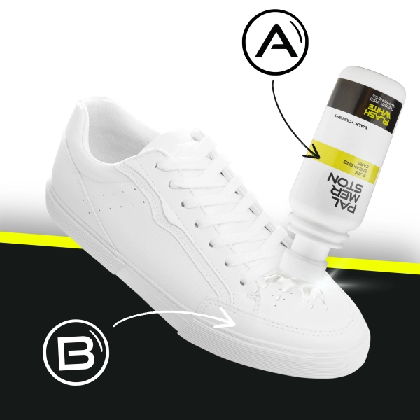 Biała Pasta do Butów Wybielacz Palmerston FlashWhite 75ml