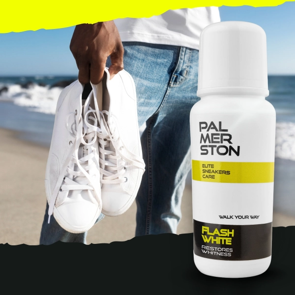 Biała Pasta do Butów Wybielacz Palmerston FlashWhite 75ml